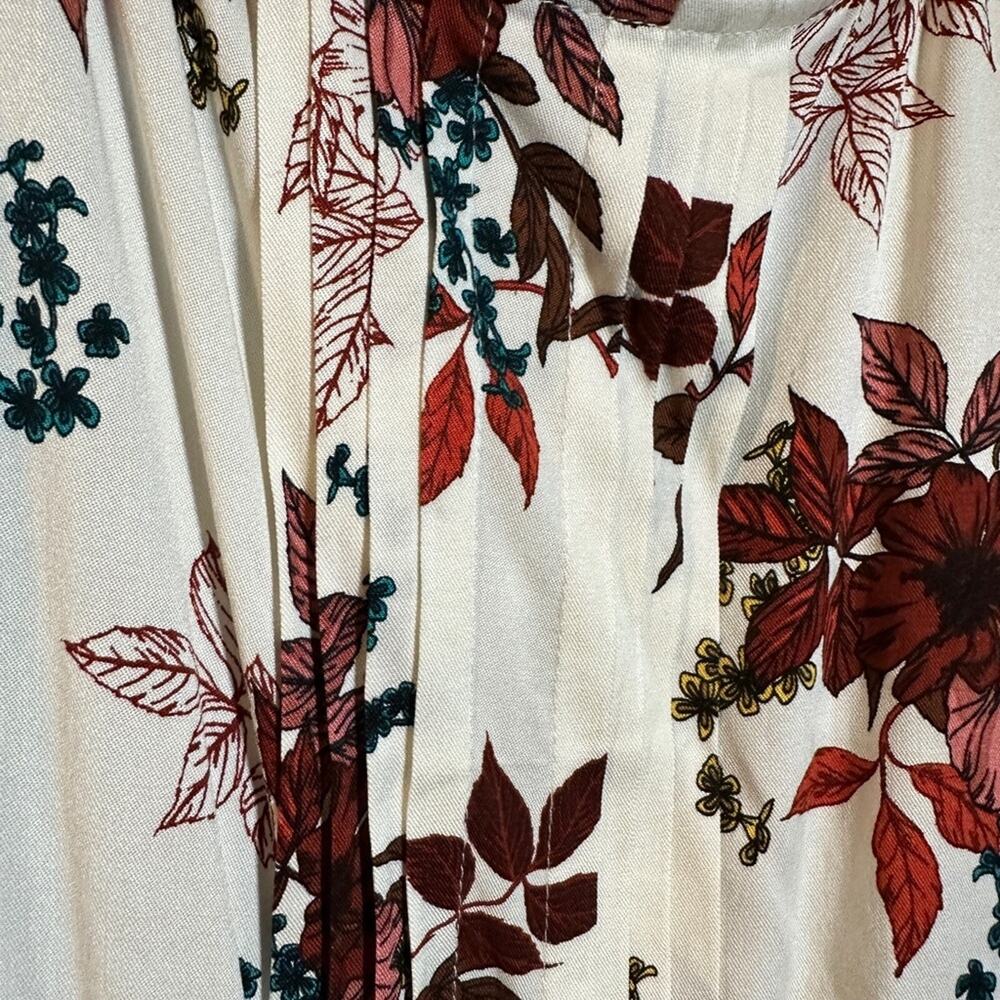 Torrid Ivory Floral Challis Mini Dress - Size 4X - NWT - Boho Cottagecore - Picture 9 of 11